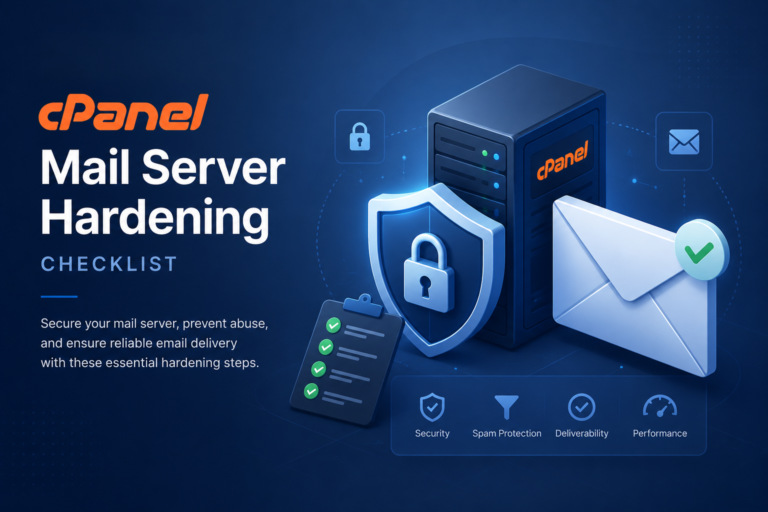 The cPanel Mail Server Hardening Checklist I Never Skip
